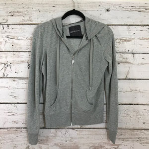 Victoria Secret Embellished Wing Zip Up Hooded